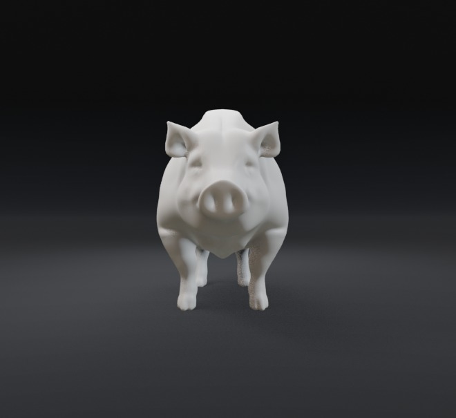 Wild Boar Sculpt Printable Model 3D print model_2