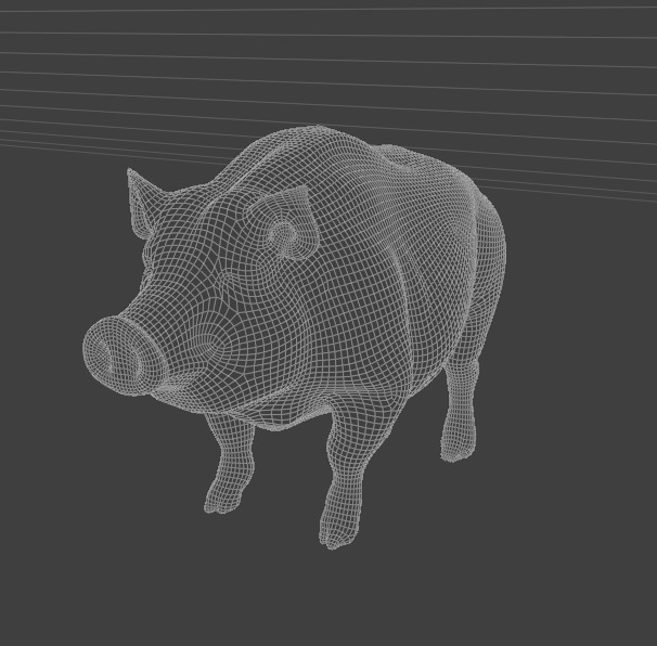 Wild Boar Sculpt Printable Model 3D print model_1