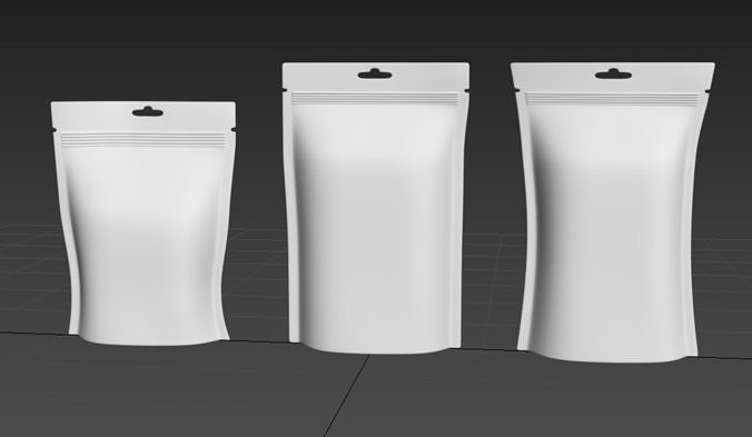 Plastic Packages 3D model
