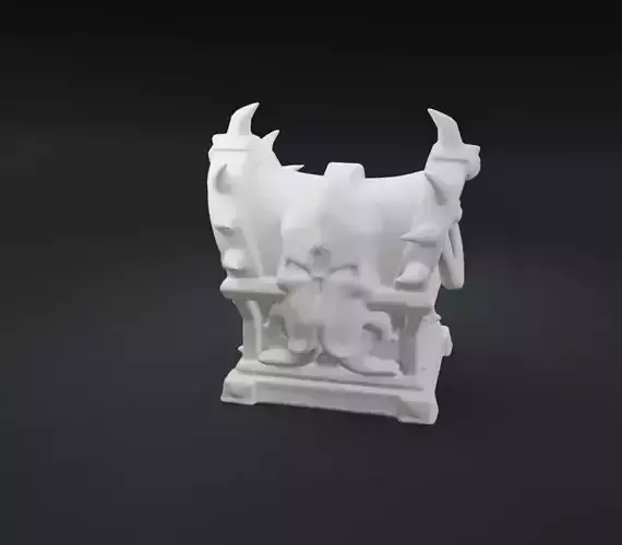Cursed Spiky Chest Low poly model 3D print model