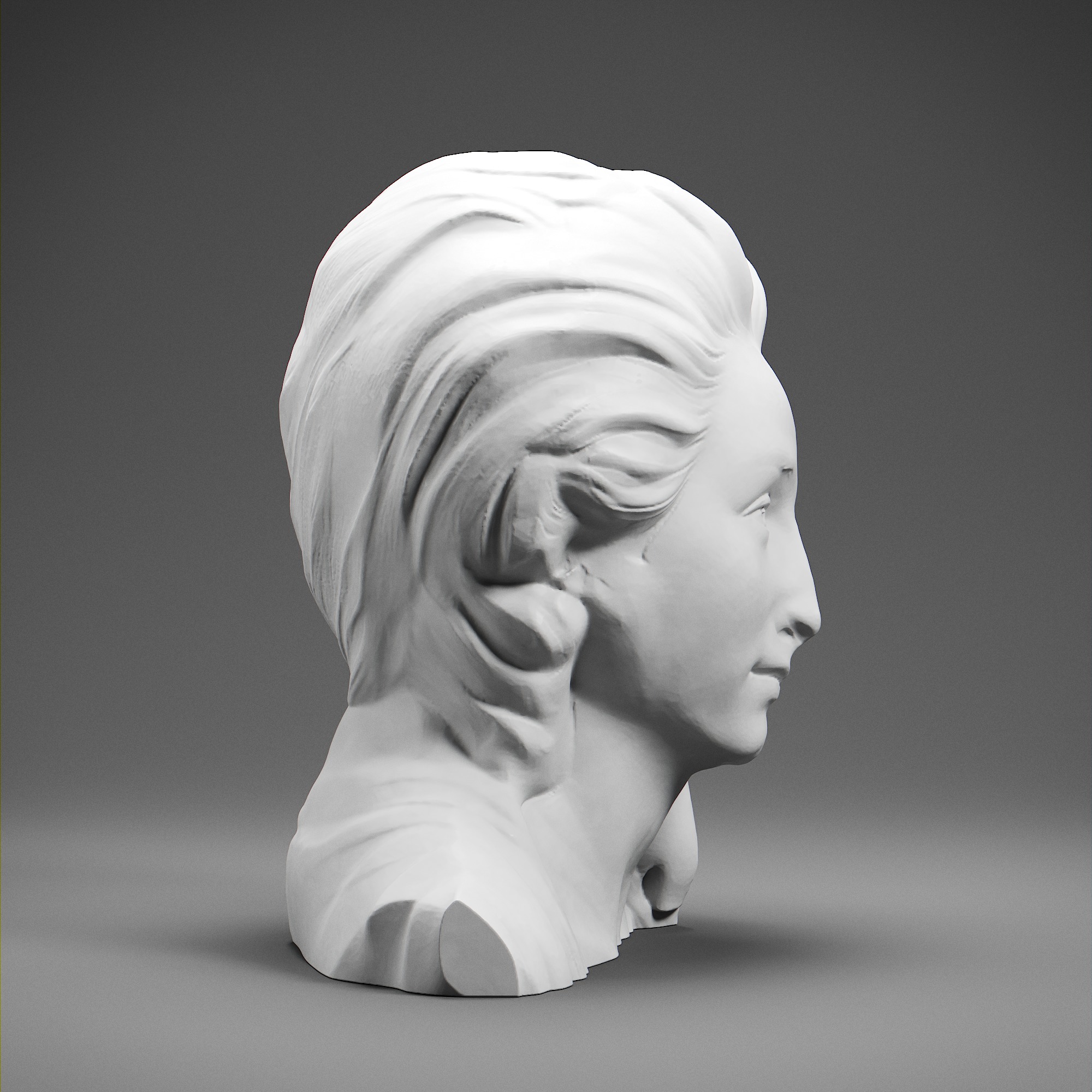 Emilie du Chatelet 3D print model_6