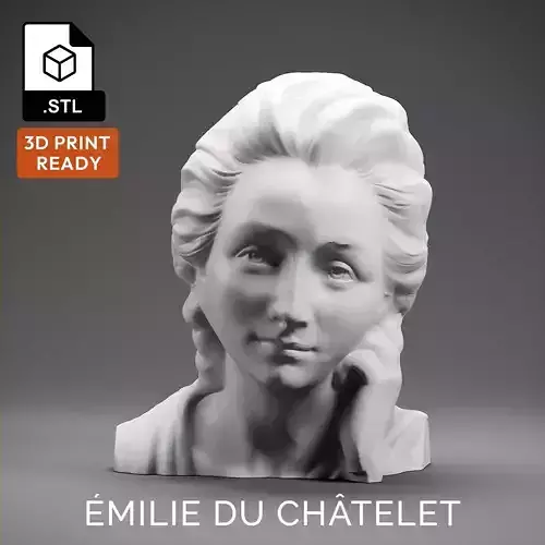 Emilie du Chatelet 3D print model