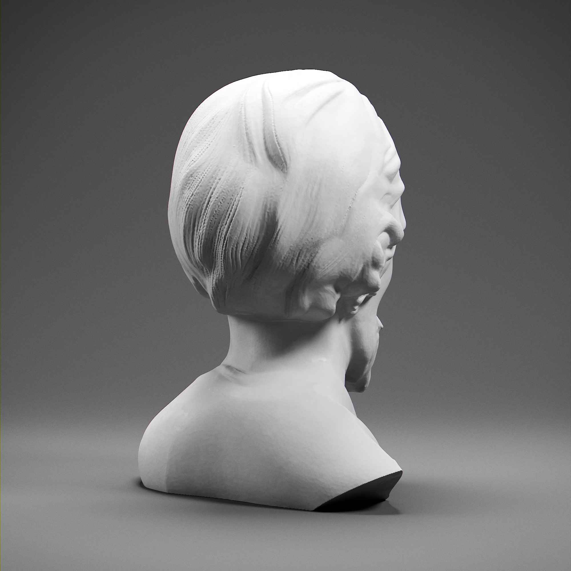 William Shakespeare 3D print model_5