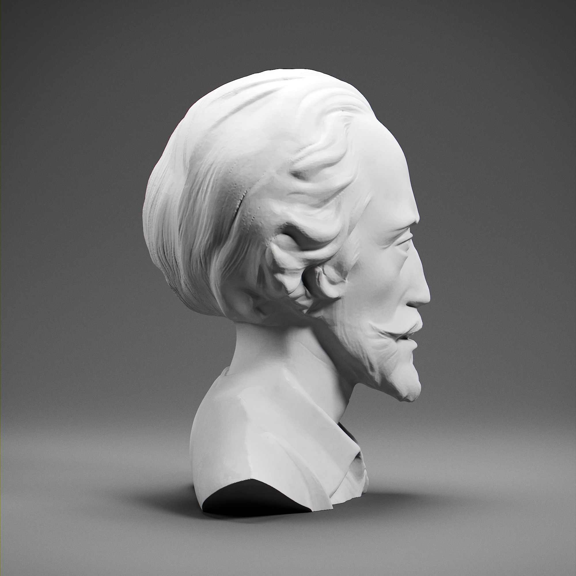 William Shakespeare 3D print model_6