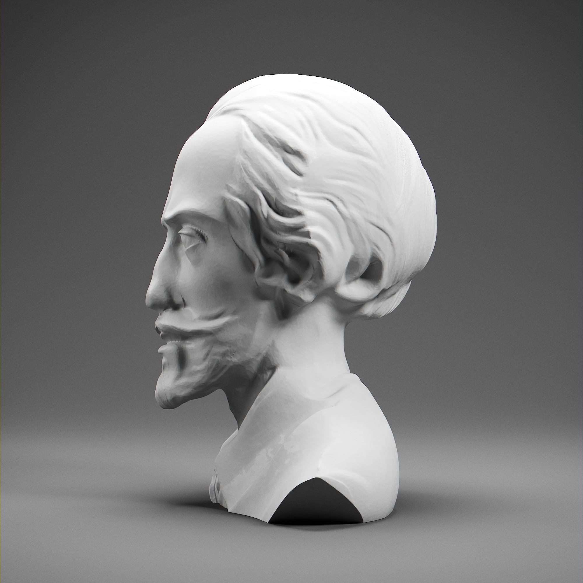 William Shakespeare 3D print model_2