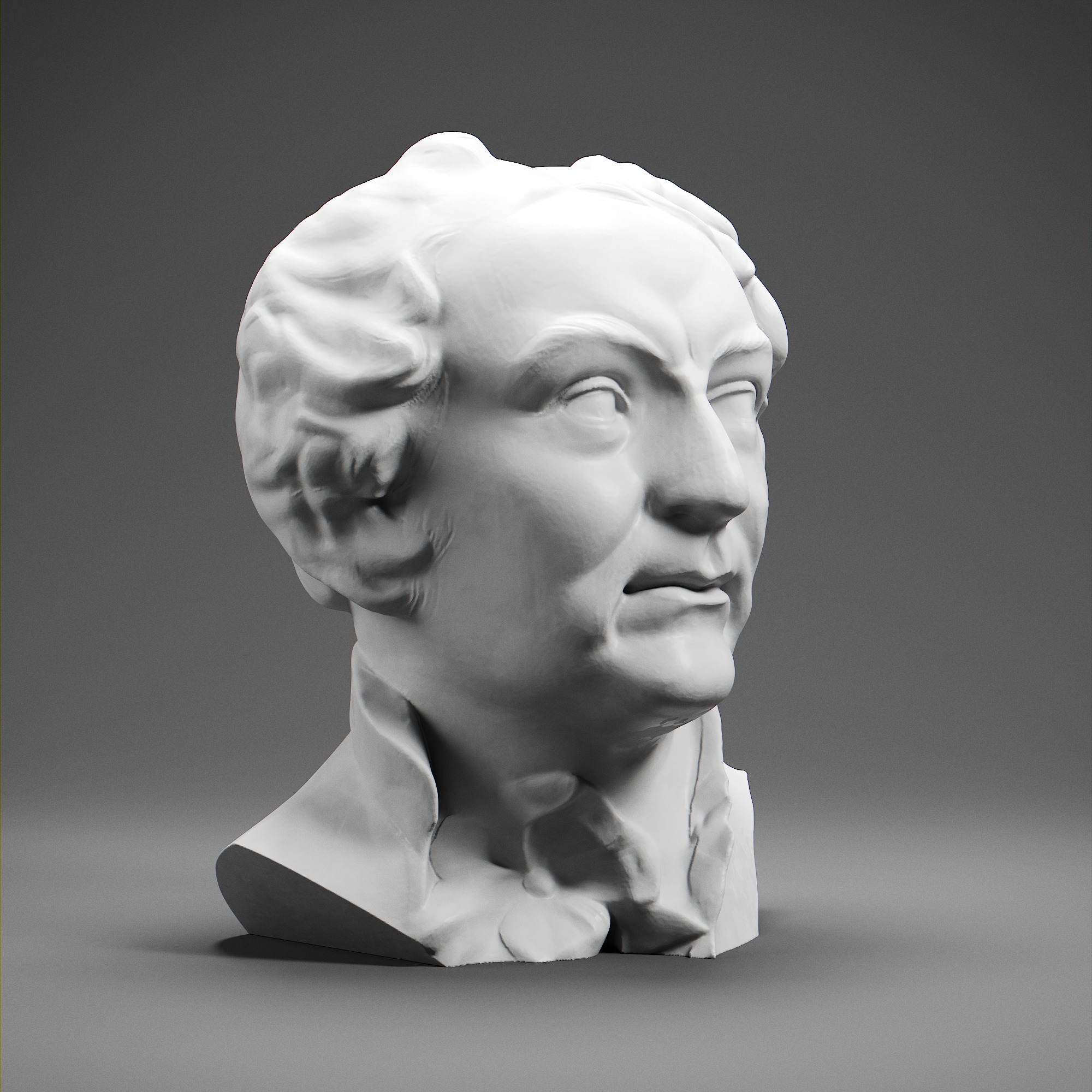 John Adams 3D print model_7
