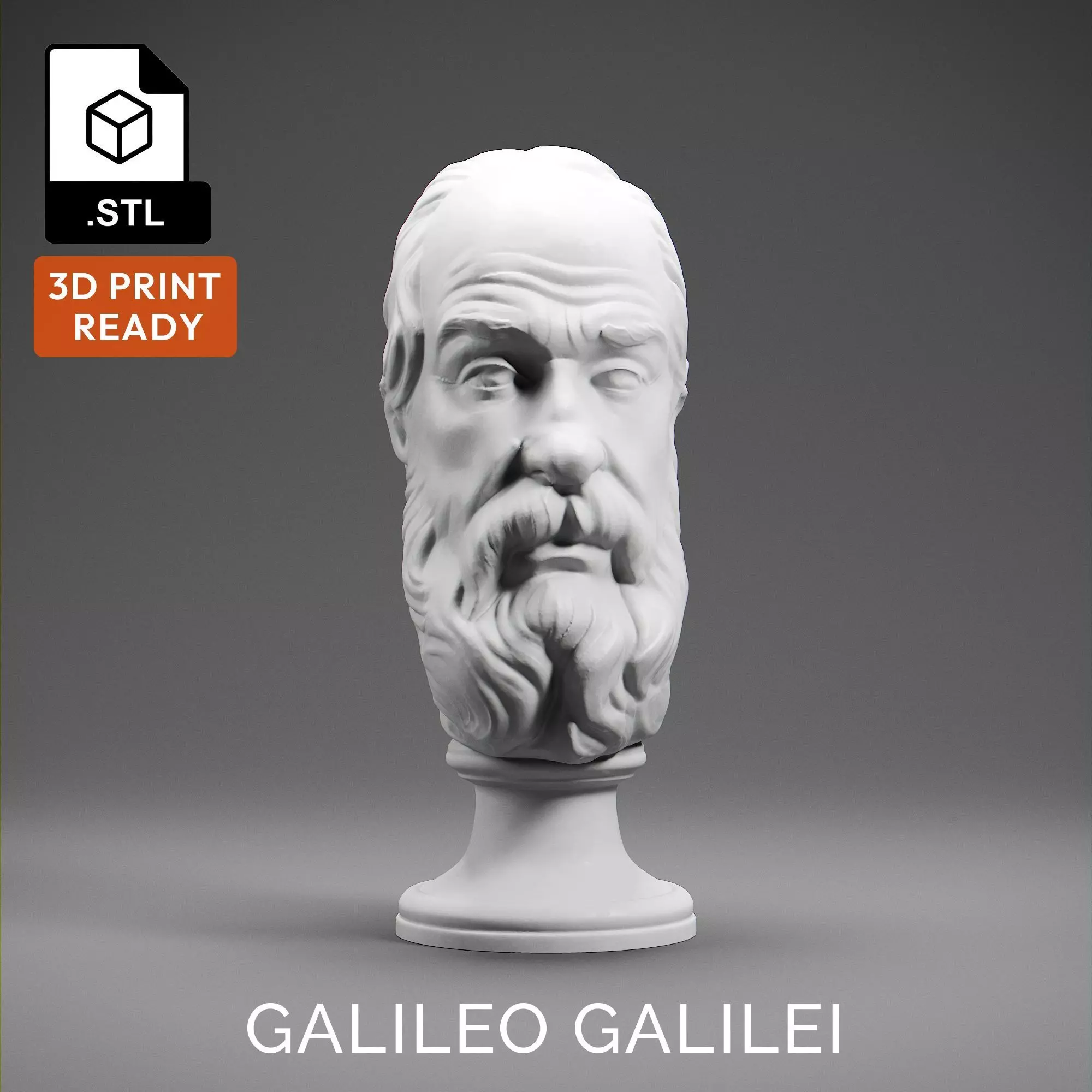 Galileo Galilei 3D print model_0