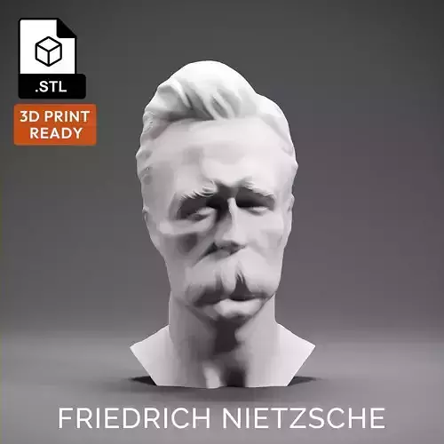 Friedrich Nietzsche 3D print model