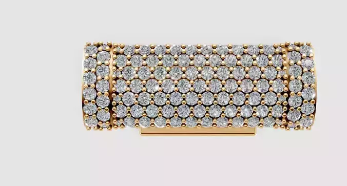 8 mm clasp box lock for cuban chain and bracelet