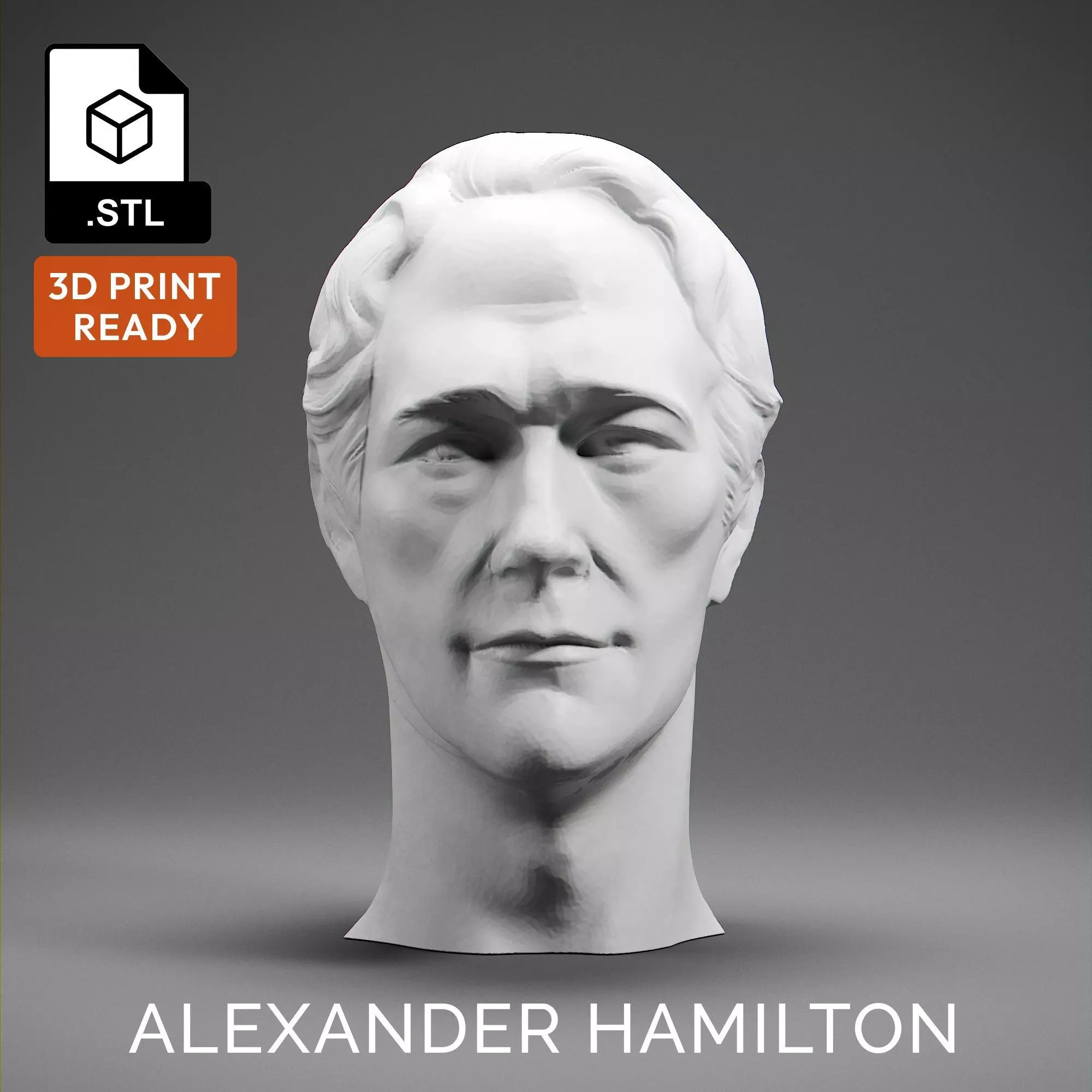 Alexander Hamilton 3D print model_0
