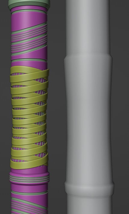 Golden Spear Unity Game Asset Low-poly 3D model_15