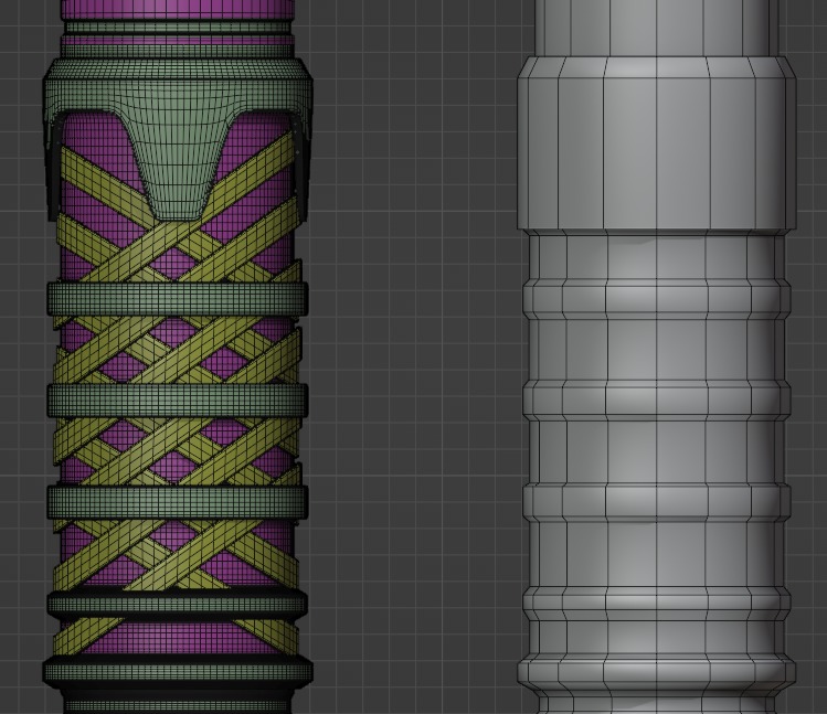 Golden Spear Unity Game Asset Low-poly 3D model_14