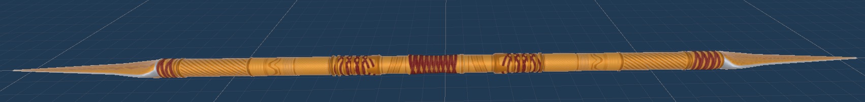 Golden Spear Unity Game Asset Low-poly 3D model_17
