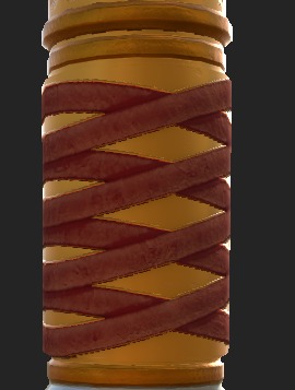 Golden Spear Unity Game Asset Low-poly 3D model_8