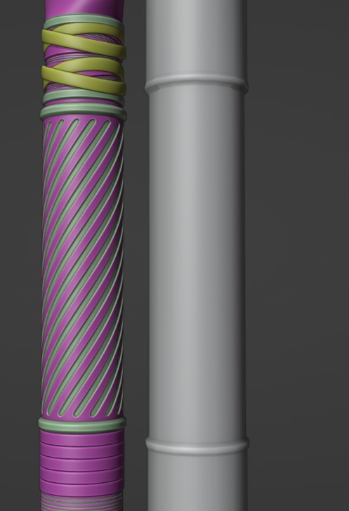 Golden Spear Unity Game Asset Low-poly 3D model_16