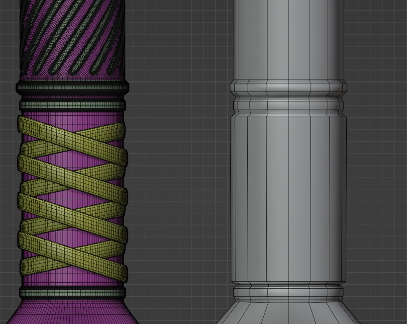 Golden Spear Unity Game Asset Low-poly 3D model_12