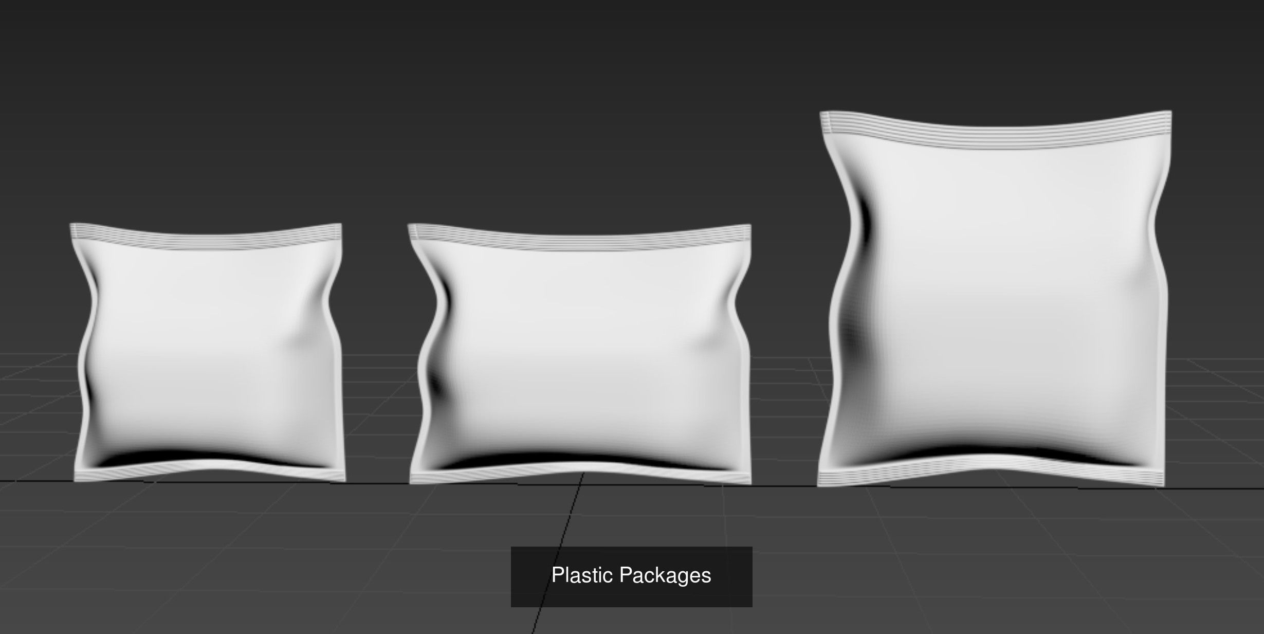 Plastic Packages 3D Model Collection_5
