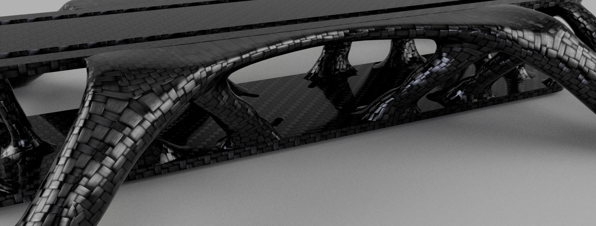 Generative Drone Frame V3 - F3D File Included 3D print model_2