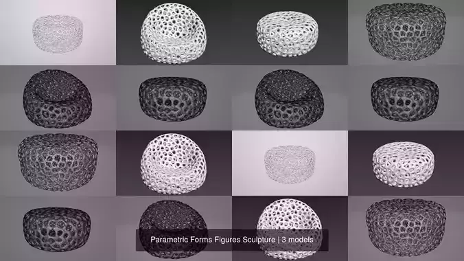 Parametric Forms Figures Sculpture