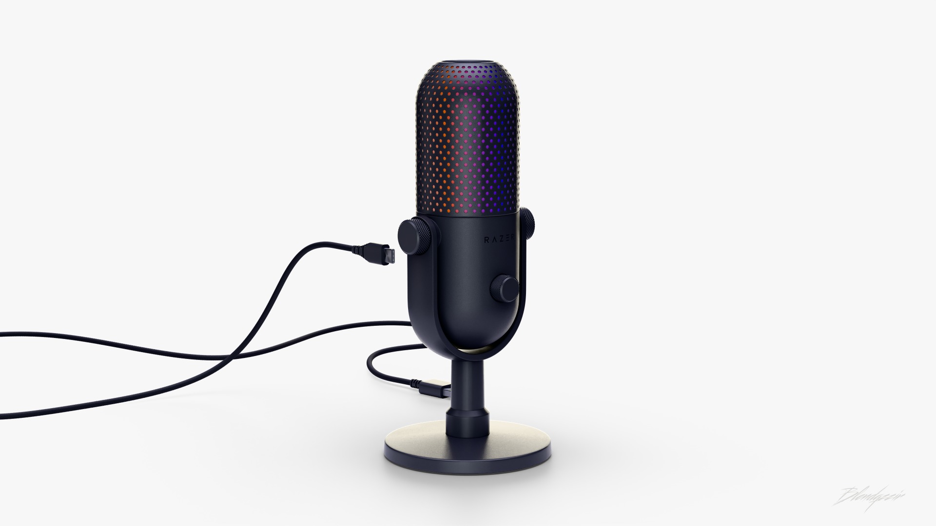 RAZER SEIREN V3 CHROMA 3D model_10