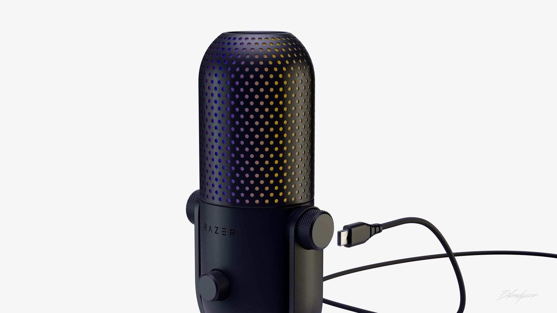 RAZER SEIREN V3 CHROMA 3D model_4