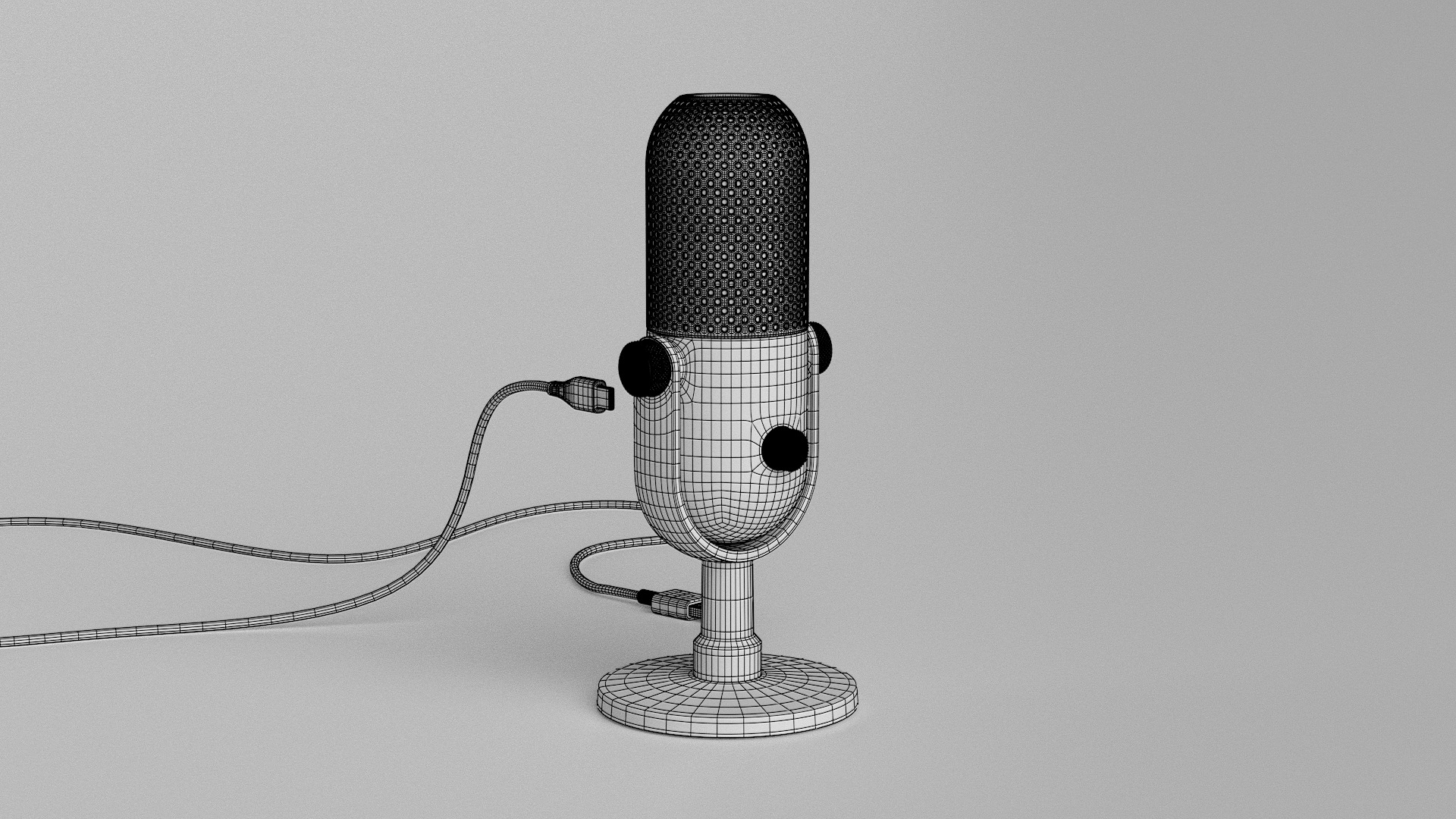 RAZER SEIREN V3 CHROMA 3D model_21