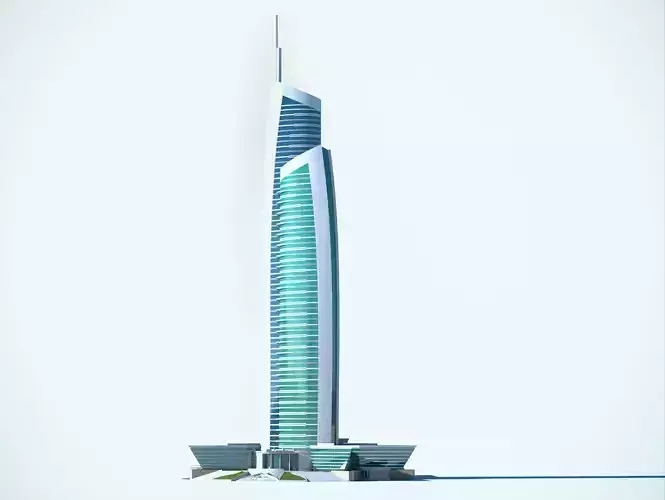 Almas tower - Dubai 3D model