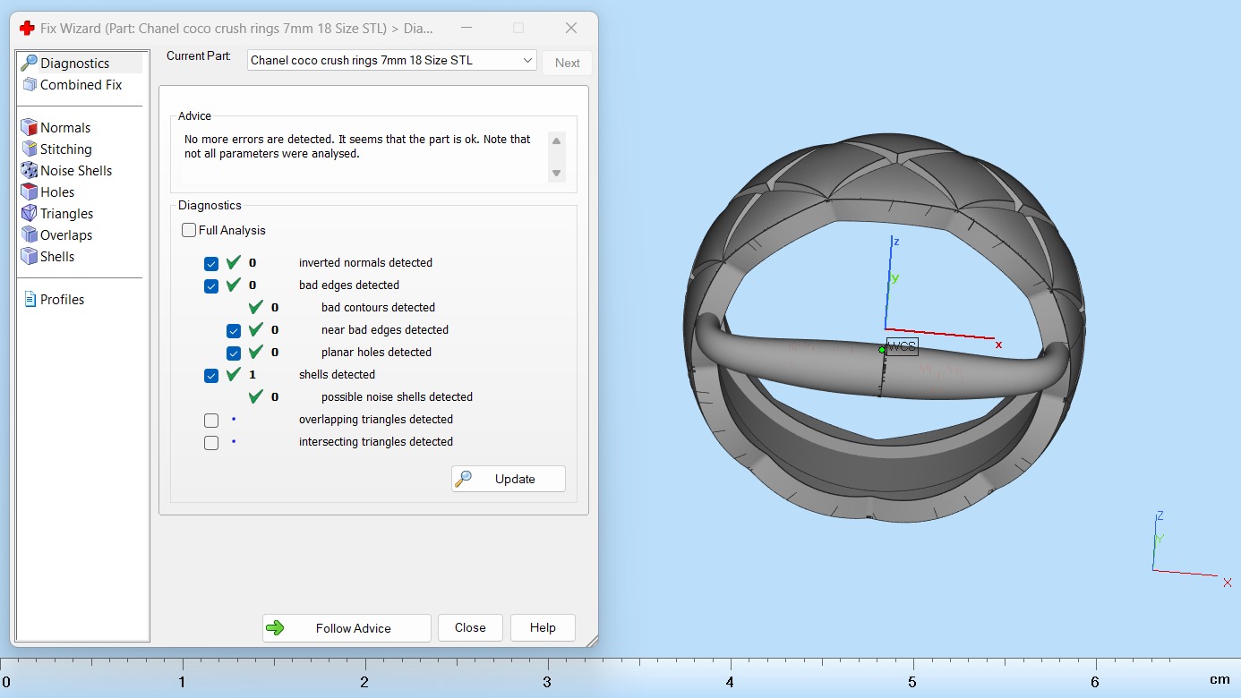 Coco Crush ring 18 - 18-5 Sizes N228 3D print model_9