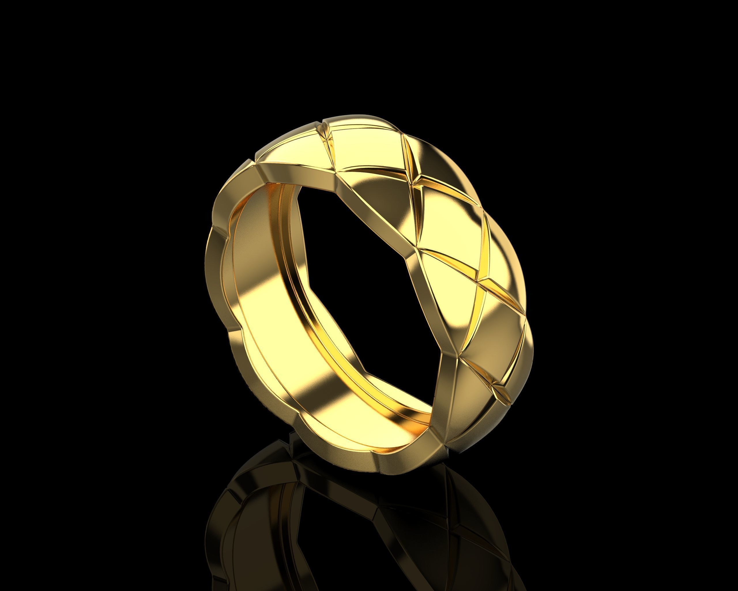 Coco Crush ring 18 - 18-5 Sizes N228 3D print model_11