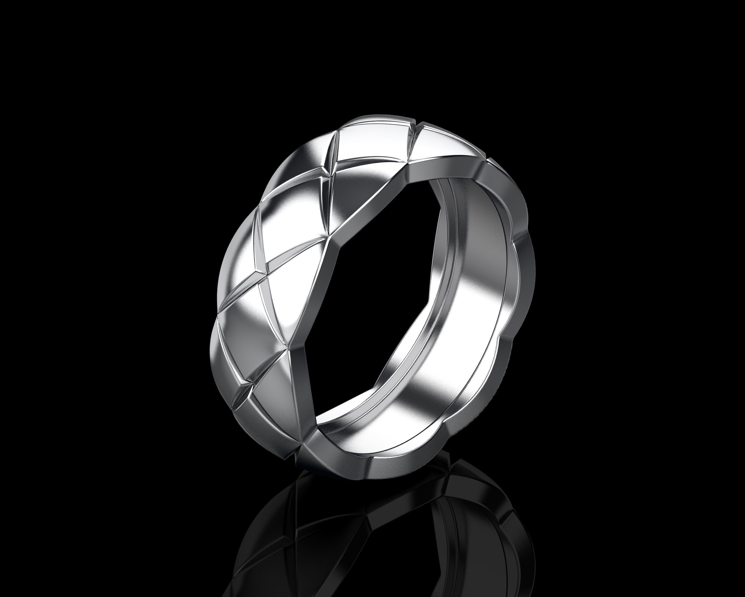 Coco Crush ring 18 - 18-5 Sizes N228 3D print model_17