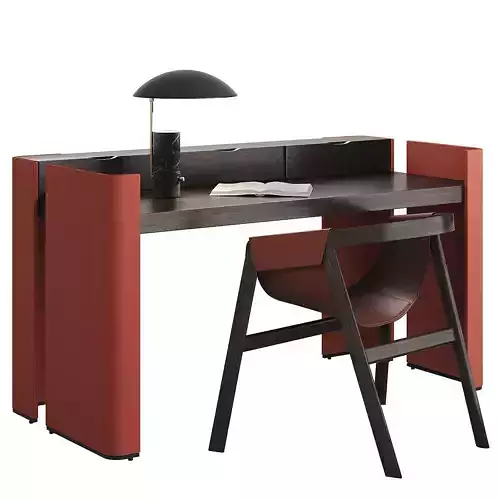 Home office Sinua Desk and Dartagnan chair