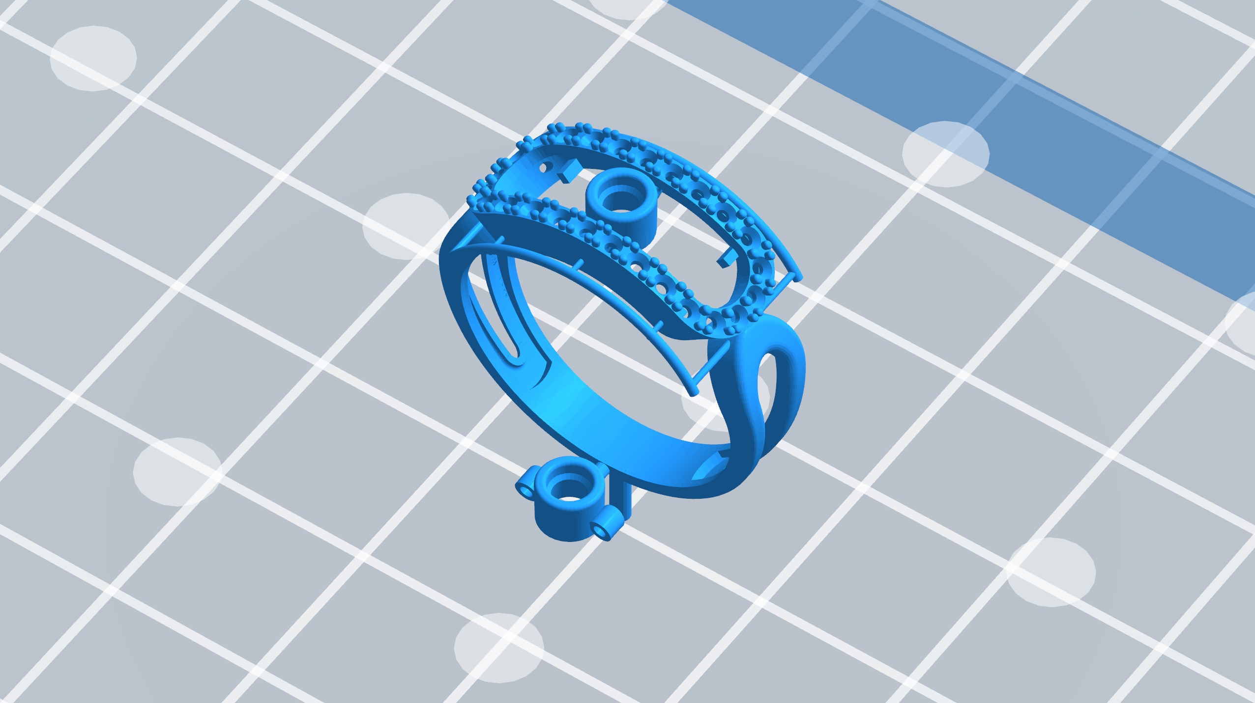 Messika Ring  Move  Pave 3D print model_4