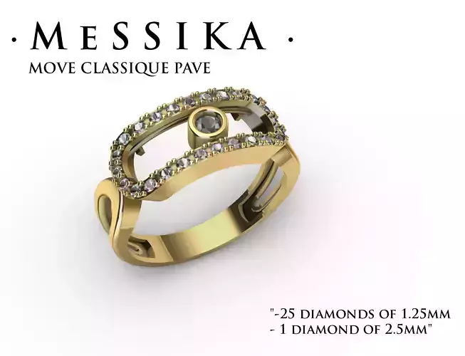 Messika Ring  Move  Pave