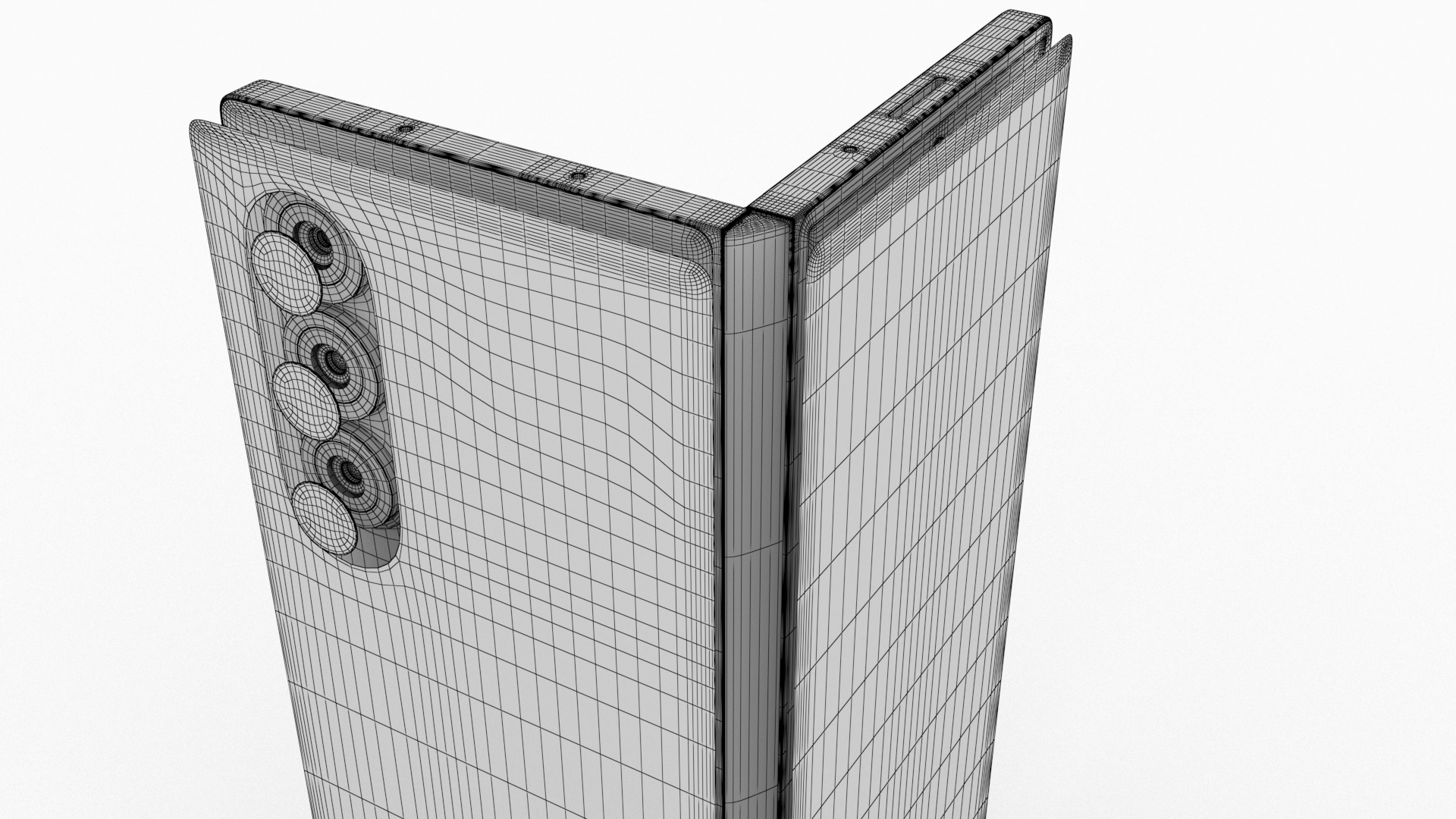 Samsung Galaxy Z Fold 6 Silver Shadow 3D model_16