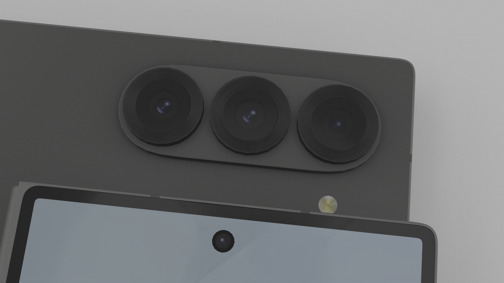 Samsung Galaxy Z Fold 6 Silver Shadow 3D model_8