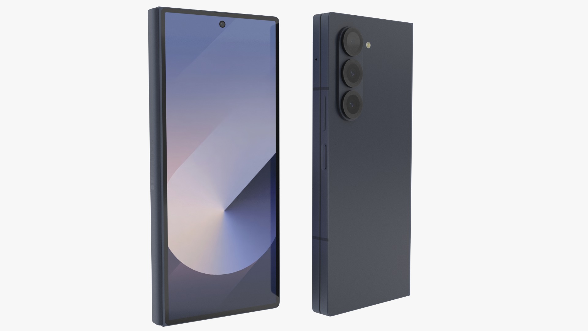 Samsung Galaxy Z Fold 6 Navy 3D model_3