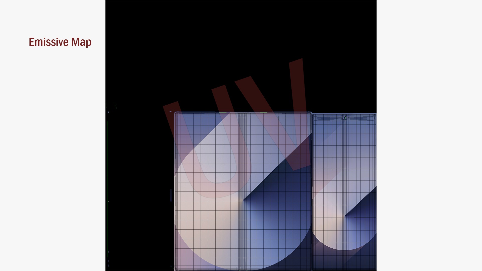 Samsung Galaxy Z Fold 6 Navy 3D model_13