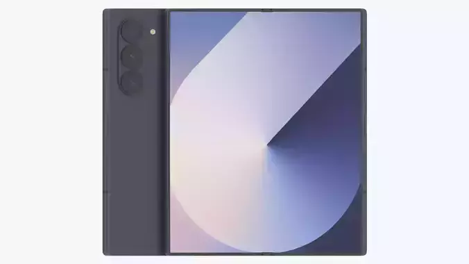 Samsung Galaxy Z Fold 6 Navy 3D model