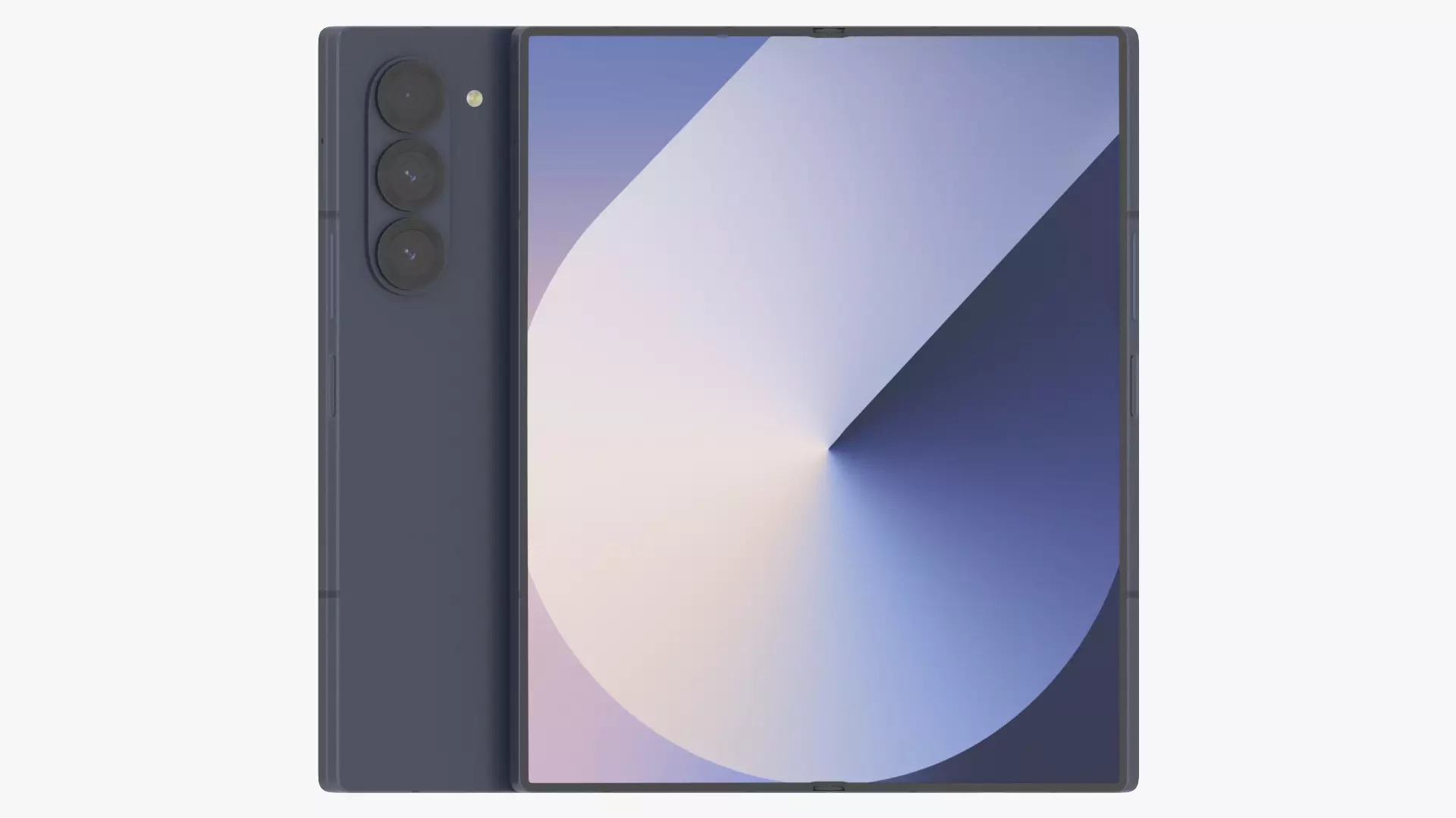 Samsung Galaxy Z Fold 6 Navy 3D model_0