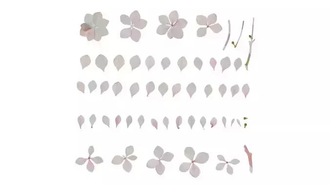 Anydrafts Hydrangea macrophylla Flower 10