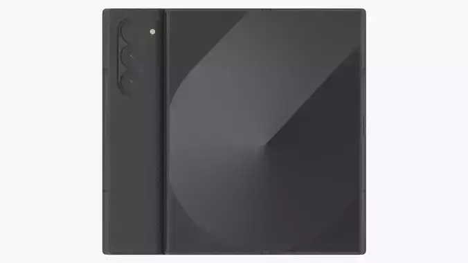Samsung Galaxy Z Fold 6 Crafted Black 3D model