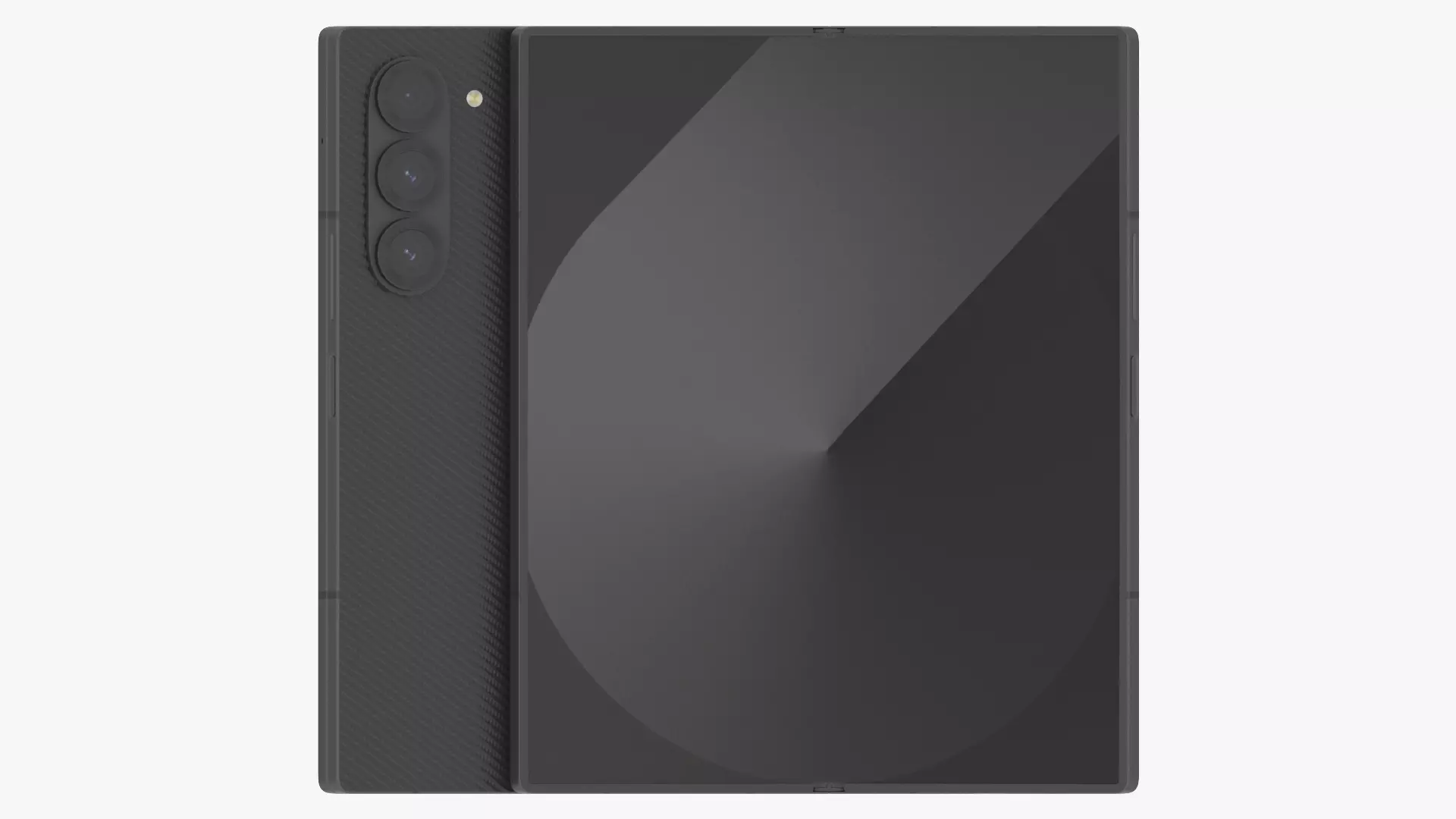 Samsung Galaxy Z Fold 6 Crafted Black 3D model