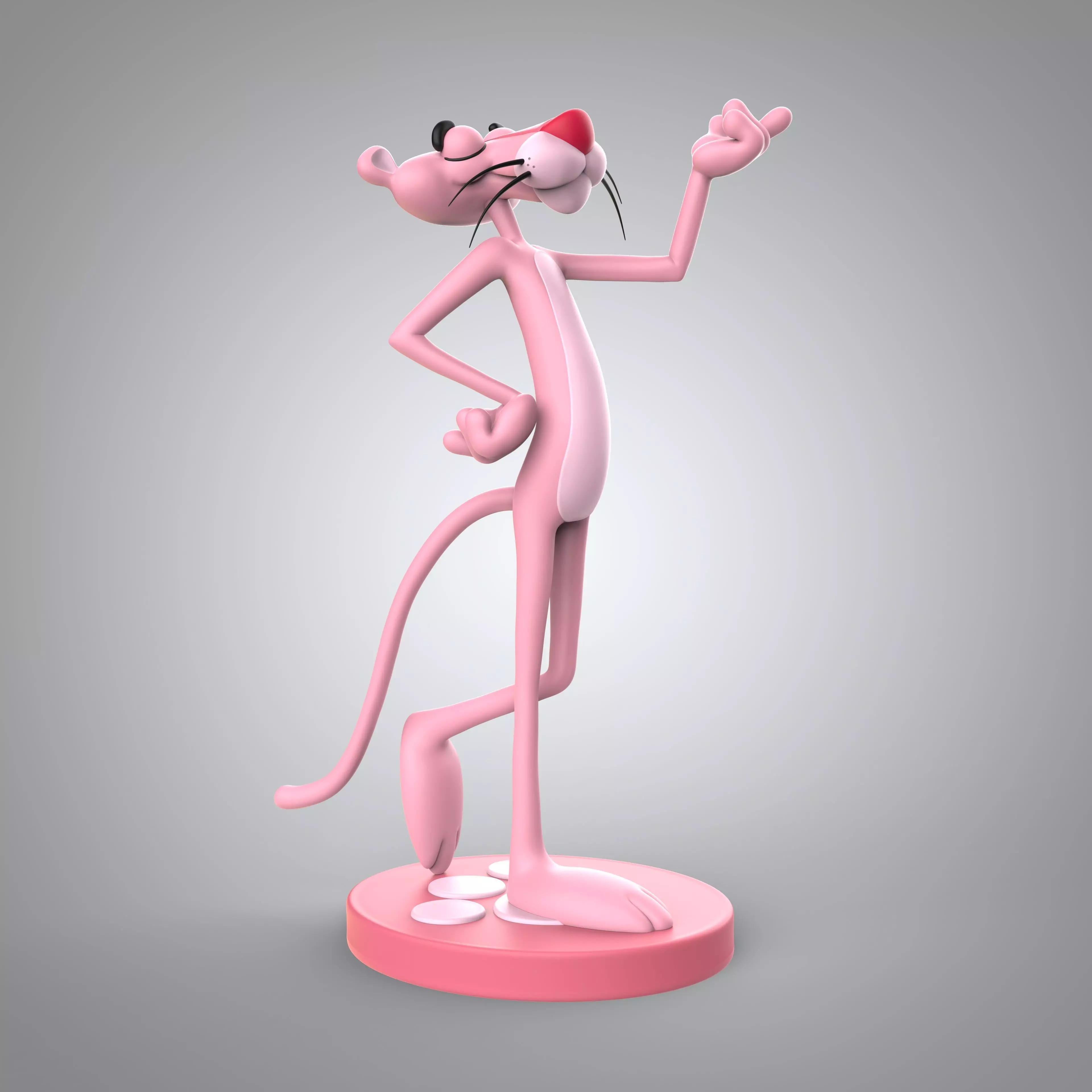 THE PINK PANTHER 3D print model_0
