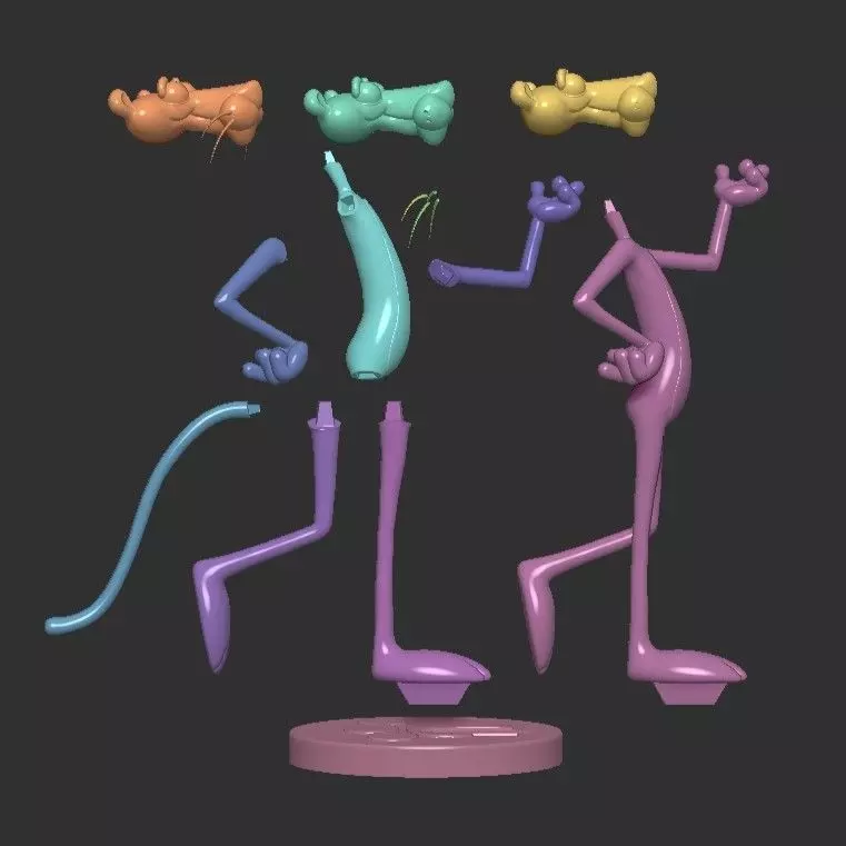 THE PINK PANTHER 3D print model_6