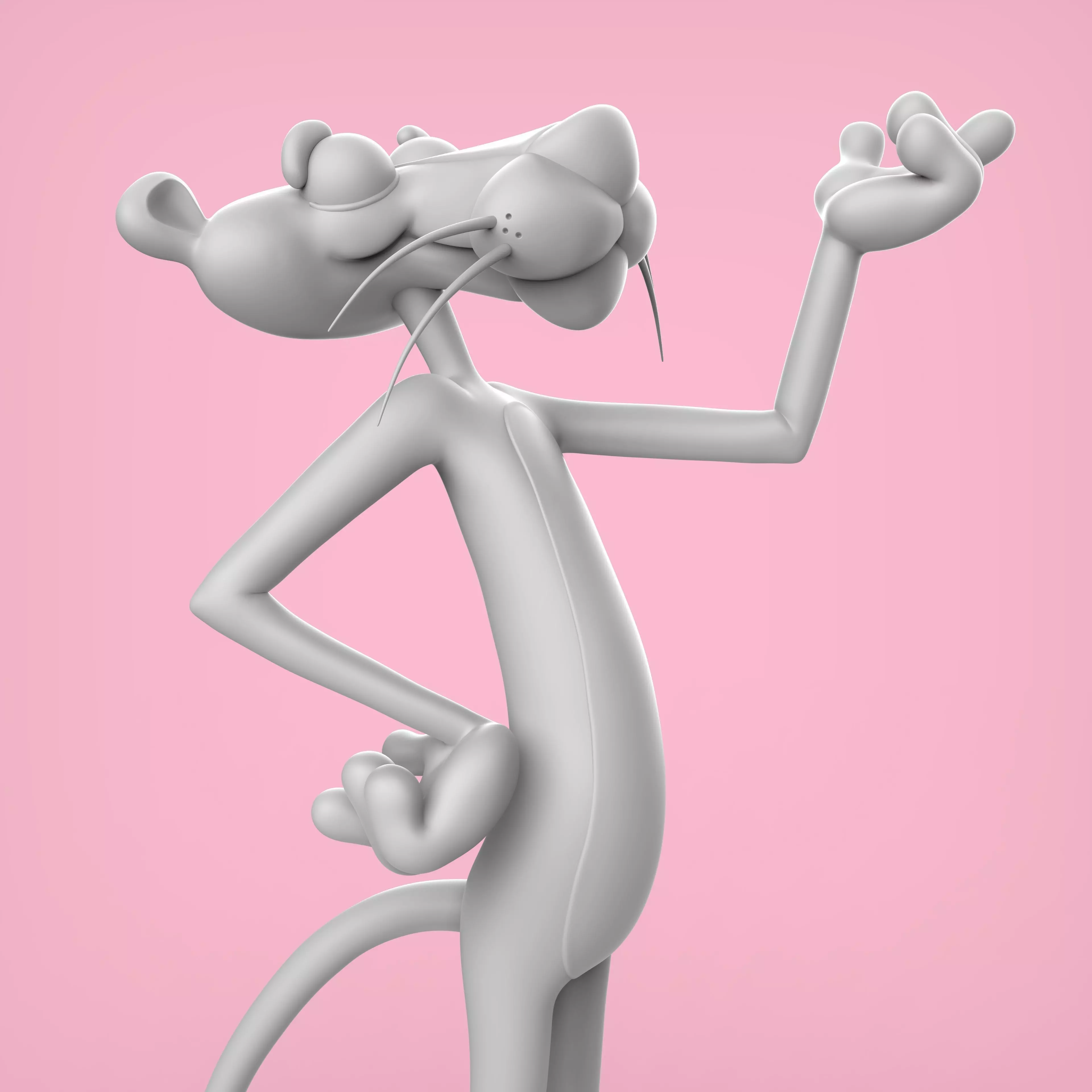 THE PINK PANTHER 3D print model_5