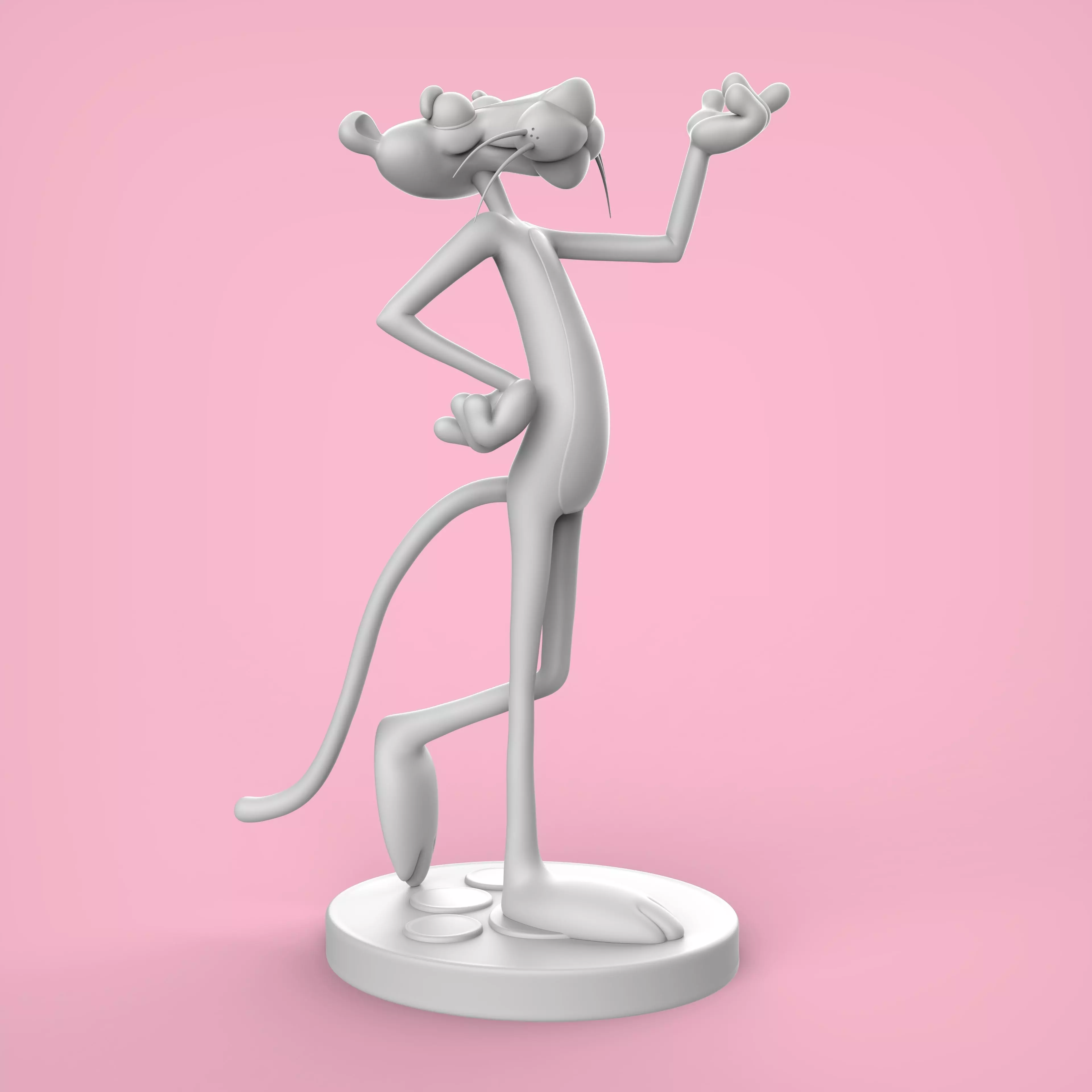 THE PINK PANTHER 3D print model_4