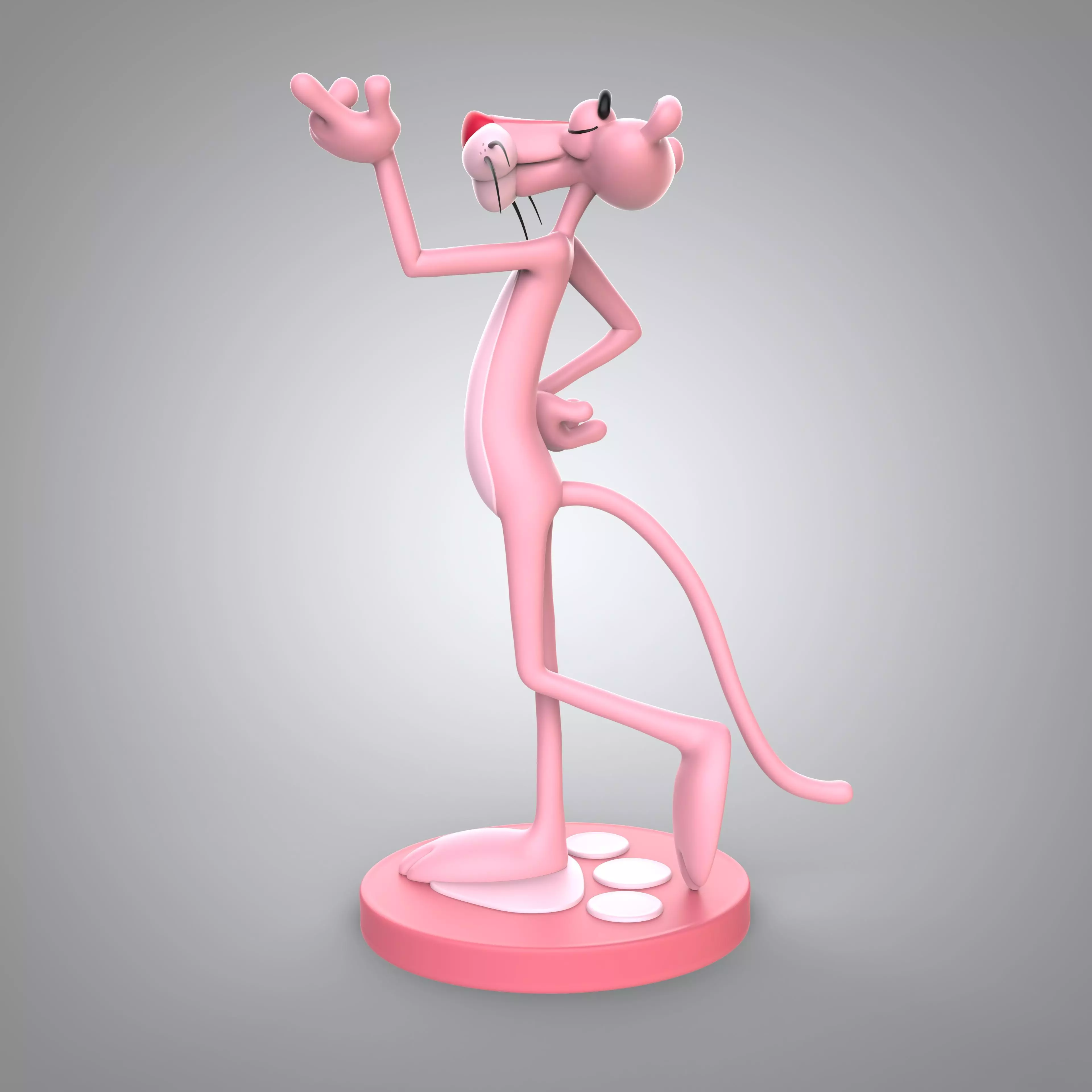 THE PINK PANTHER 3D print model_2