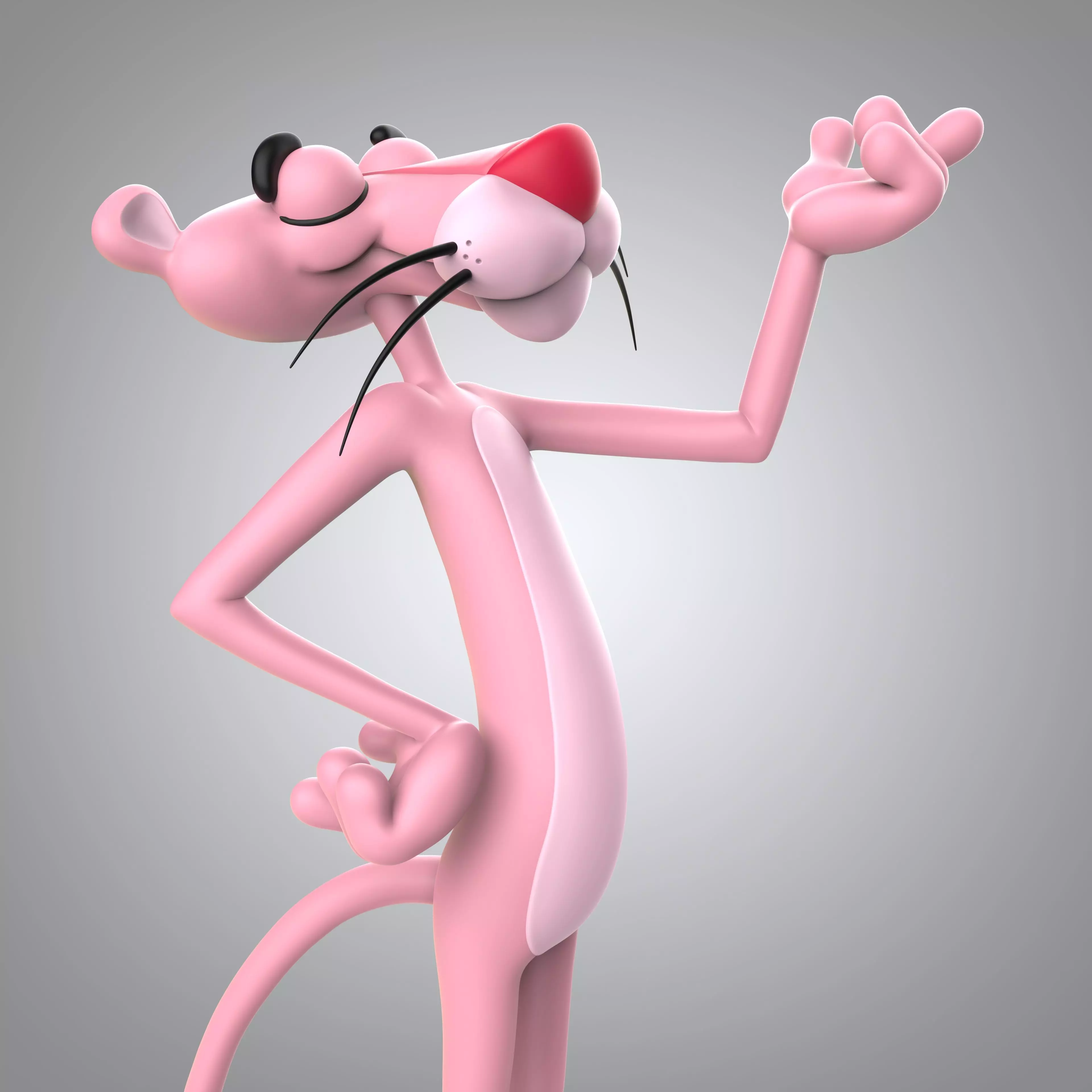 THE PINK PANTHER 3D print model_1