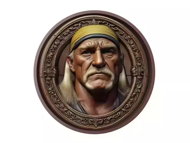 Hulk Hogan Medallion 3D print model