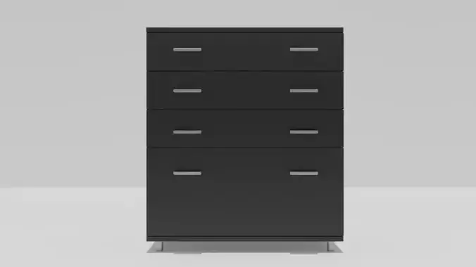 Wooden chest of drawers 02